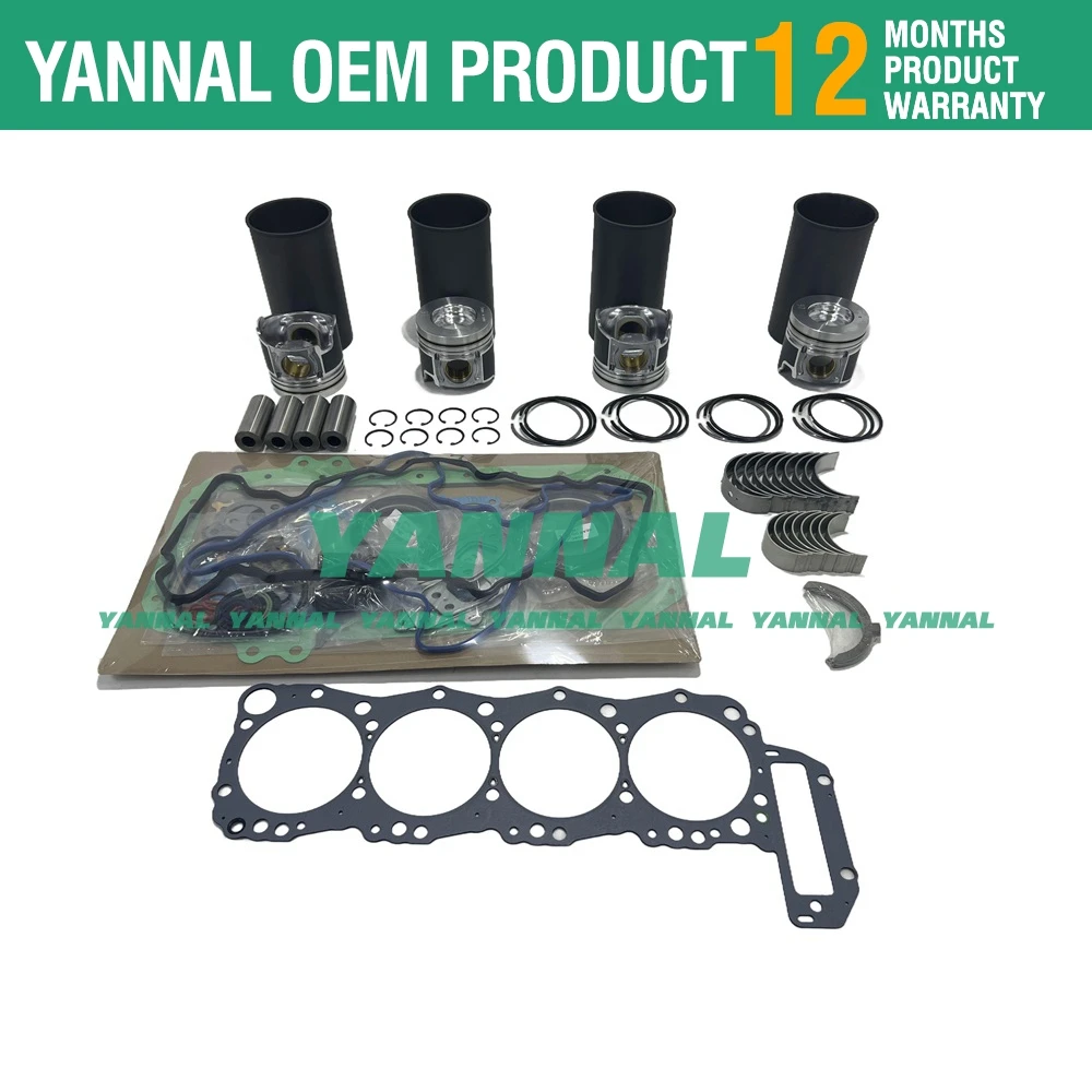 New J05E J05ET JO5E Overhaul Rebuild Kit For Hino Engine Kobelco SK125W-3 SK200-8 SK250-8 SK260-8 Power Shovel Repair Parts