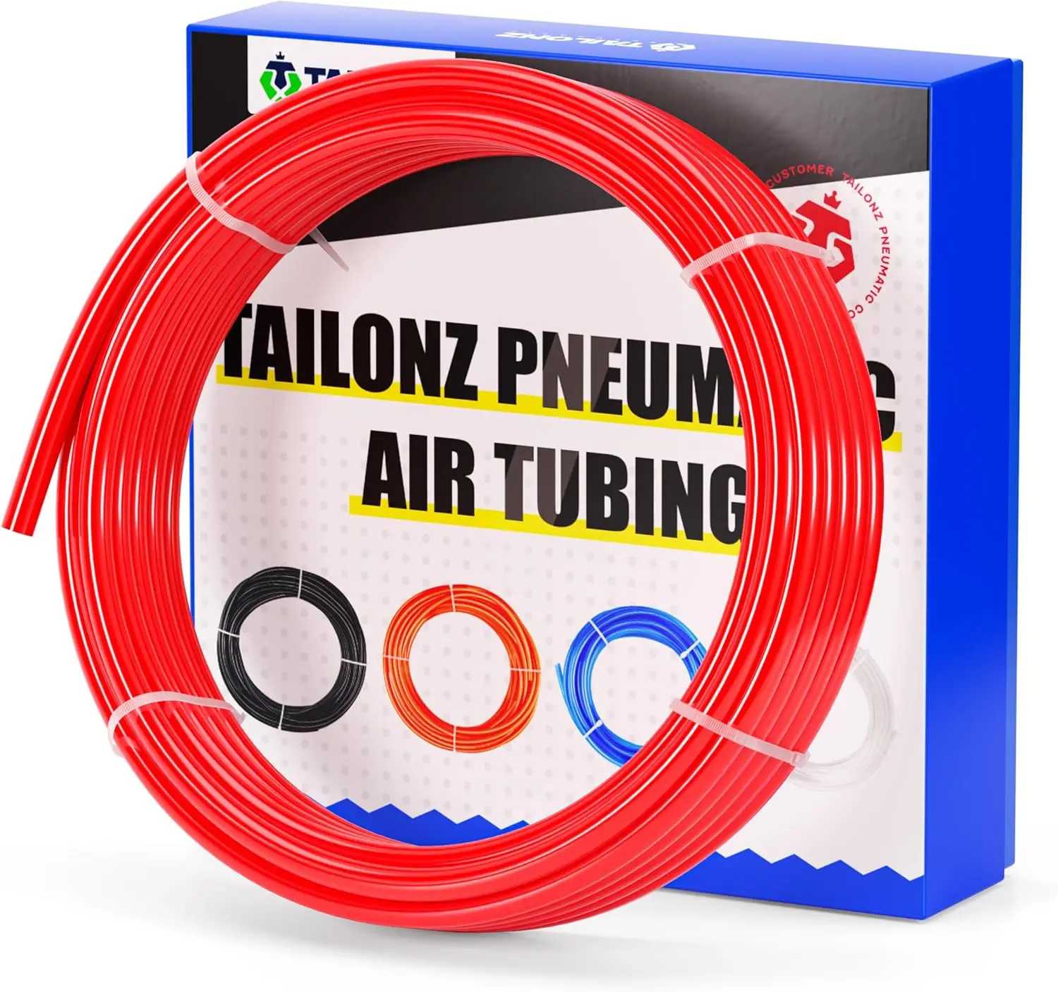 

1/4 Inch Red Nylon Air Tube 32.8ft High Pressure Pneumatic Hose for Brake Systems