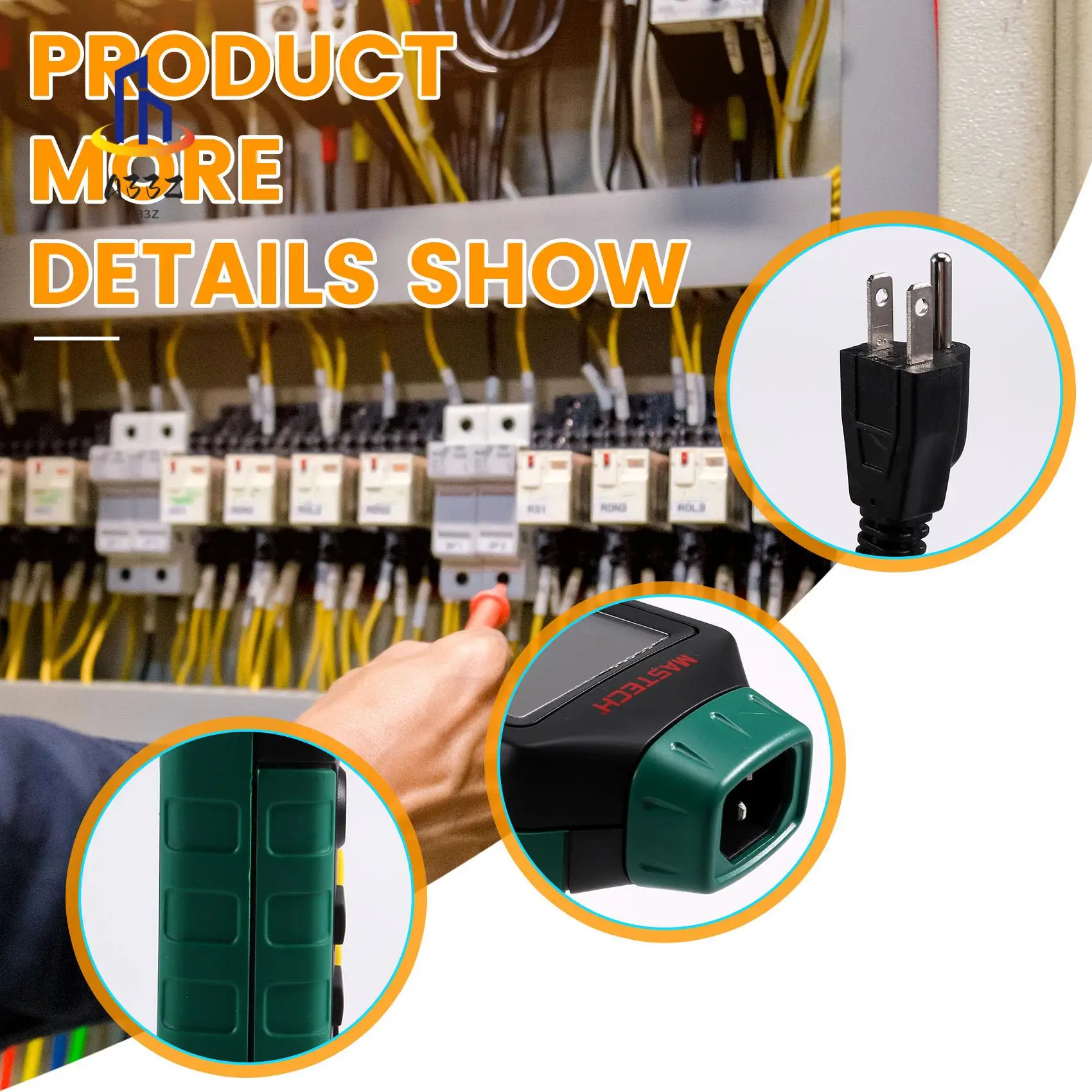 

A33Z-MASTECH LCD Circuit Breaker Analyzer RCD Tester With Voltage GFCI Meter Mastech Socket Tester
