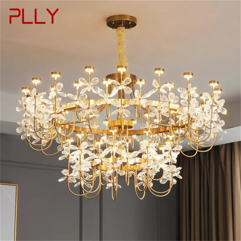 

PLLY Modern Chandelier Pendant Lamp Contemporary Gold Luxury Home LED Creative For Living Dining Room