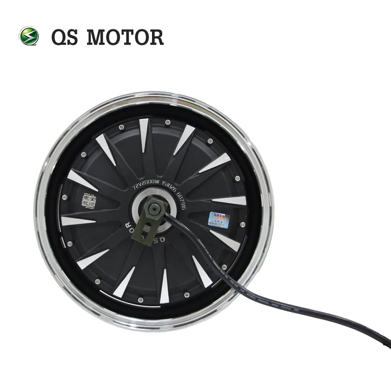 

QS Motor 13*3.5inch 2000W 260 V1.12 48v to 72v 60kph Hot Sale BLDC Motor In-Wheel Hub Motor For Electric Scooter