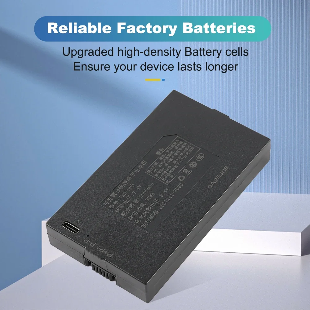 5000mAh TXD-68C TZ68-C$mart Door Lock Lithium Battery Universal C+ C-T P-P+ Interface for Fingerprint Electronic Code Locks