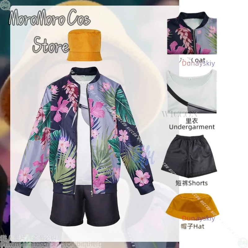 

Huntrix Zoey Косплей Фильм Kpop Demon 웃هو 의상 Аниме Панк Тропический лес Стиль Пальто Куртка Желтая шляпа Парики Хэллоуин Рождественская вечеринка