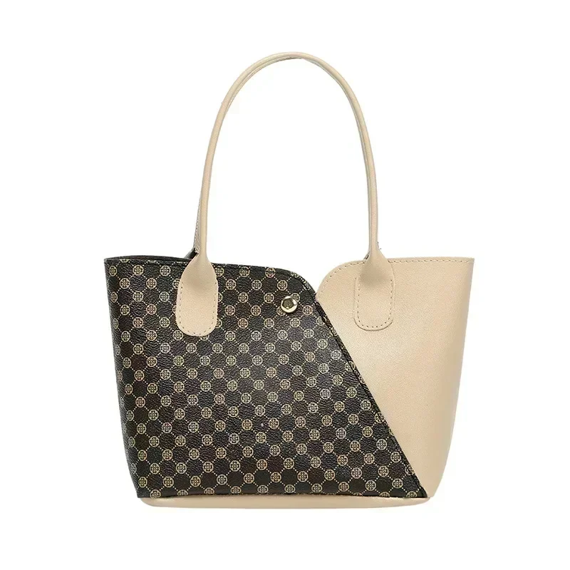A-SW7 femmes sac 2023 nouveau dames sac à main mode polyvalent fleur matériel épissure fourre-tout panier de chou