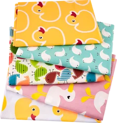 Teramila Fabrics Yellow Duck Cotton Fabric Tecido Quilting Bedding Decoration Tissue Home Textile Patchwork Sewing Cloth Craft
