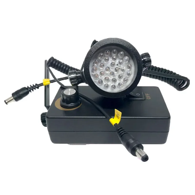 

28 LED Illuminant Adjustable Angle & Brightness Oblique Light Source for Stereo Microscope with 220V Plug