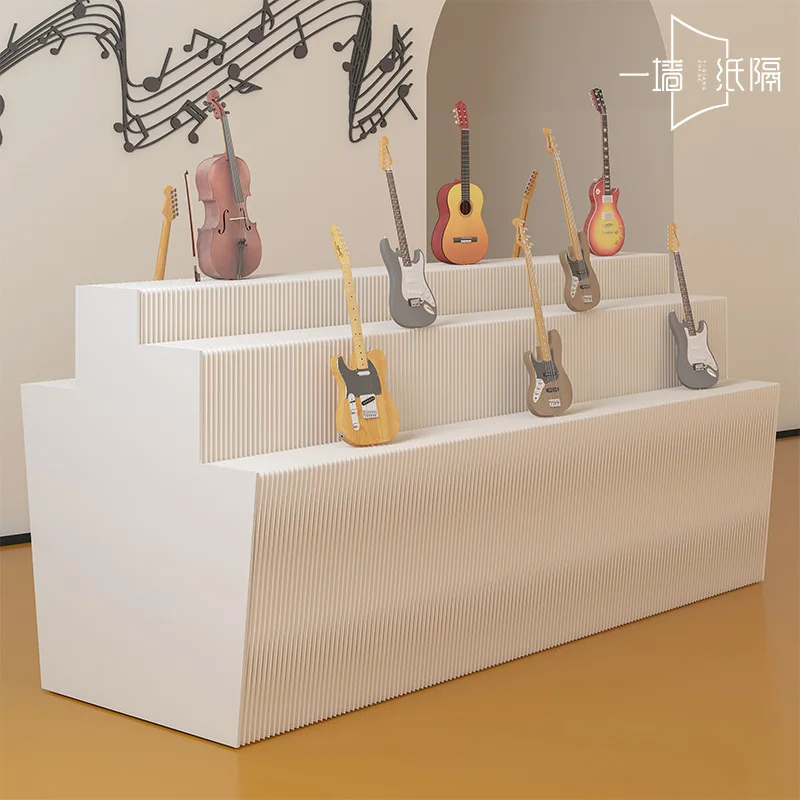 Folding long middle island frame multi-layer movable modern simple wind exhibition water table