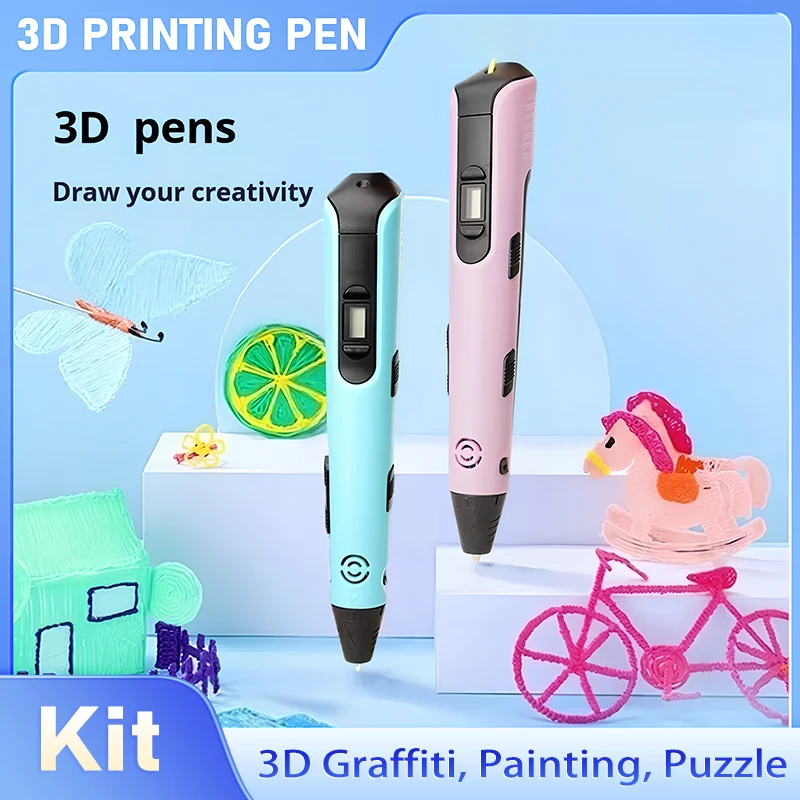 

3D Pens 3D Painting DIY Graffiti Pen, Puzzle Toy and Gift