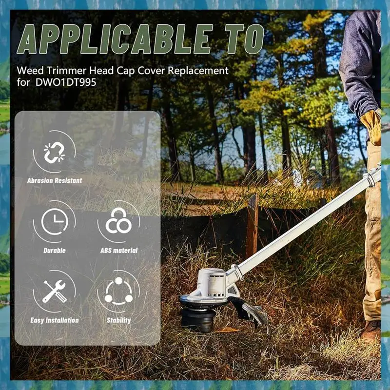 

AB07 HOT DWO1DT995 Weed Trimmer Head Parts Replacement For Weed Trimmer Head Cap For String Trimmer Head