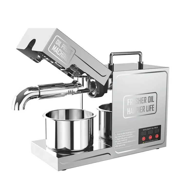 High Efficiency Automatic Commercial And Home Use Cold Oil Pressing Machine New Condition Oil Making Machine For Sesame Soybean