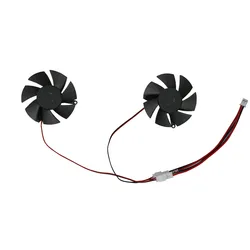 2Pcs/Set,FS1250-S2053A,Video Cooler,T125010SU,Graphics Card Fan,VGA Cooling,For ZOTAC Gaming GTX 1650 Low Profile gtx1650 lp