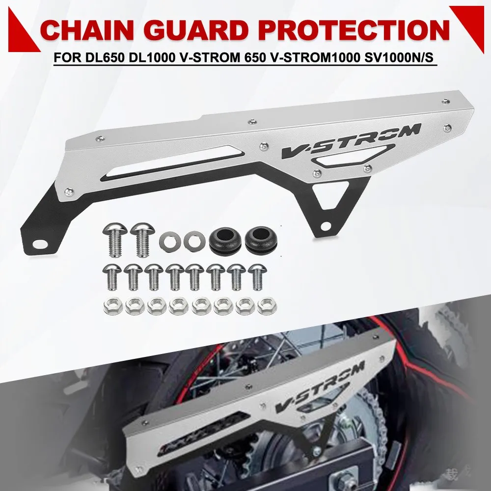 

For Suzuki DL650 DL1000 V-Strom 650 V-Strom1000 SV1000N/S Motorcycle Chain Guard Protector Decoration Chain Sprocket Frame Cover