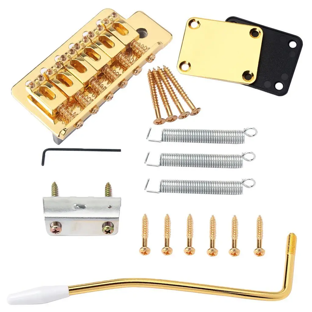 Finest Electric Guitar Tremolo Bridge DIY Musical Instrument Parts Gold