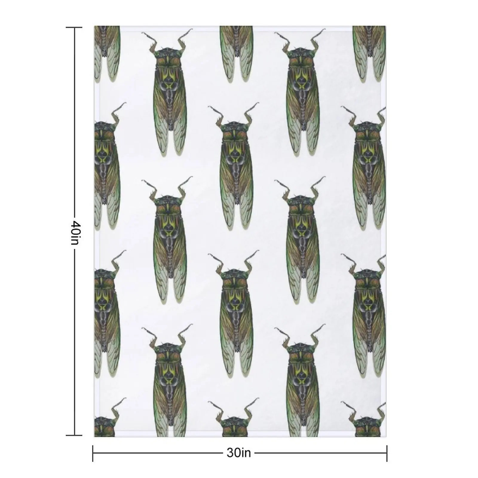Cicada Throw Blanket for winter Sleeping Bag Summer Beddings warm winter Blankets