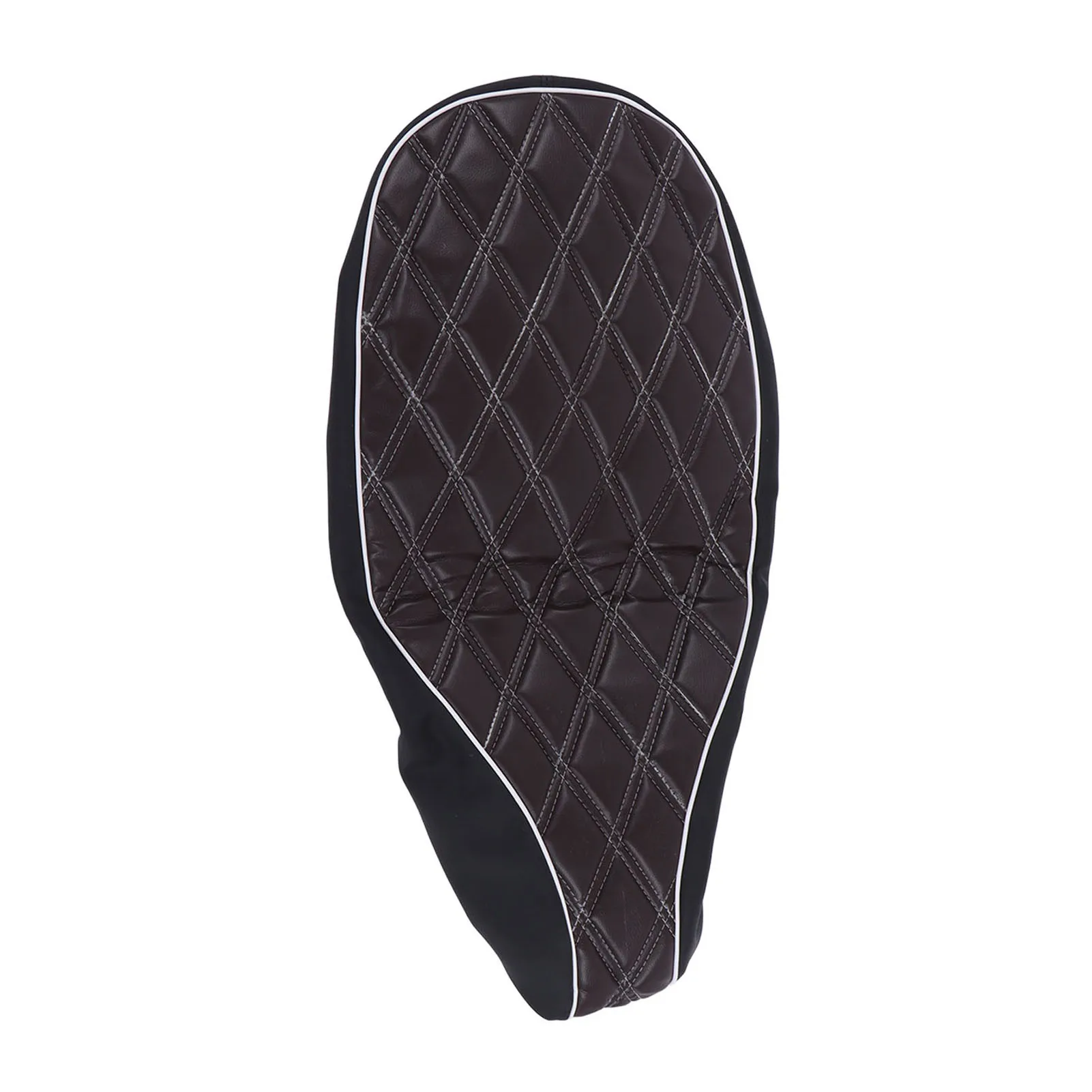 Brown Saddle Leather Seat Cover For Vespa 125 150 Sprint Fast Ts Super Vbb Vba Vnb GTR Gl