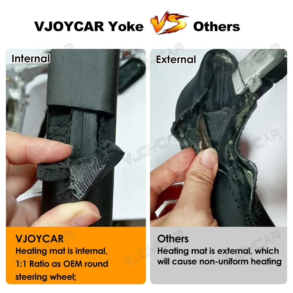 Modell YL Yoke-Lenkrad für Neues Model Y Juniper Beheizbares Yoke-Lenkrad für Tesla Personalisiertes Renn-Lederlenkrad Maßgefertigter Zubehörteil – Detail 3