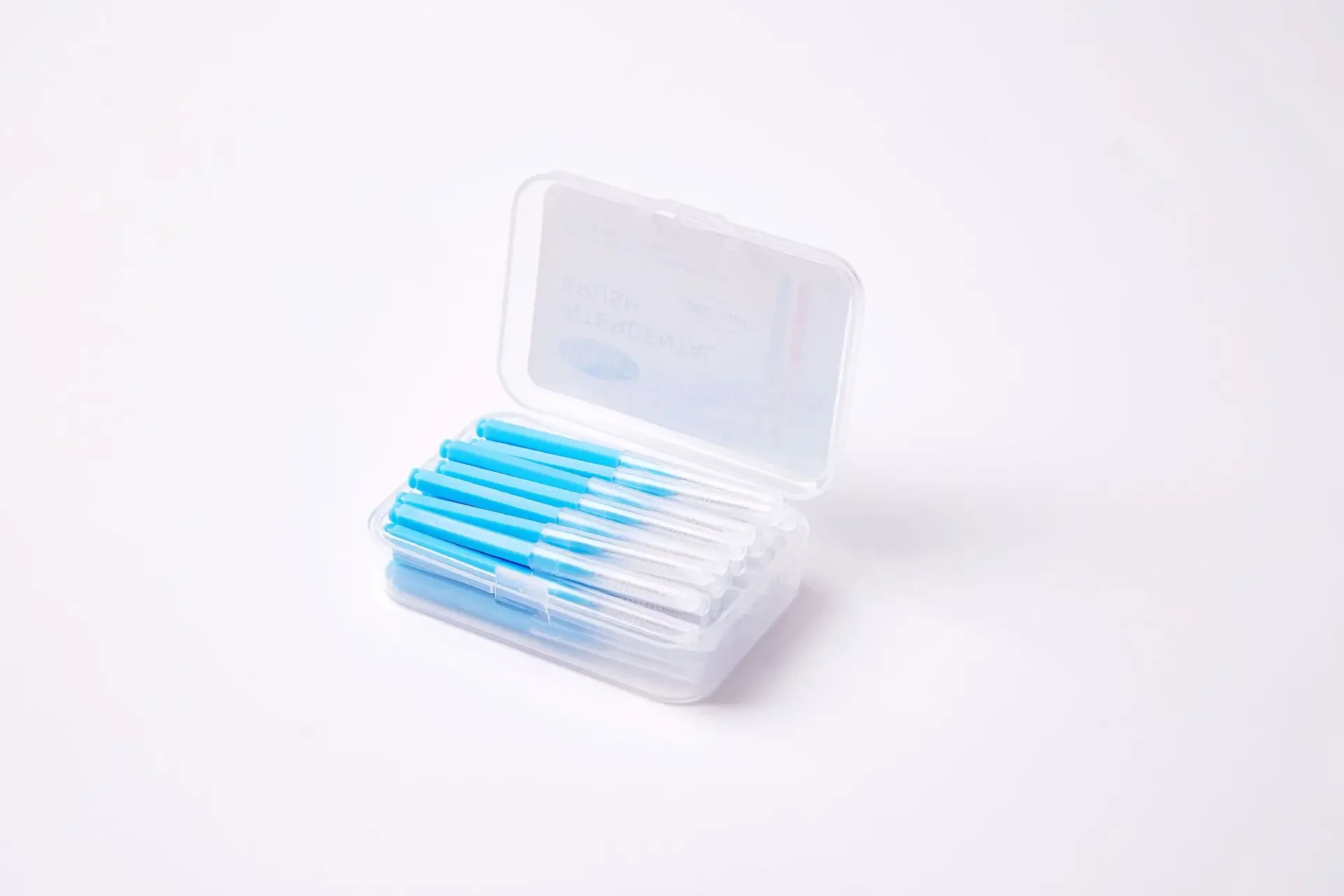 แปรงซอกฟัน 30 ชิ้น/กล่อง ขนาด 0.6-1.2 มม. สำหรับดูแลสุขภาพฟัน แปรงแบบดัน-ดึง ขจัดคราบอาหาร คราบพลัค ช่วยให้ฟันขาวสะอาด อุปกรณ์ทำความสะอาดช่องปาก