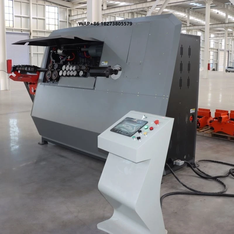 CE Approved Automatic PLC High-Accuracy CNC Rebar Stirrup Bender Industrial Stainless Steel Bar Bending Machine