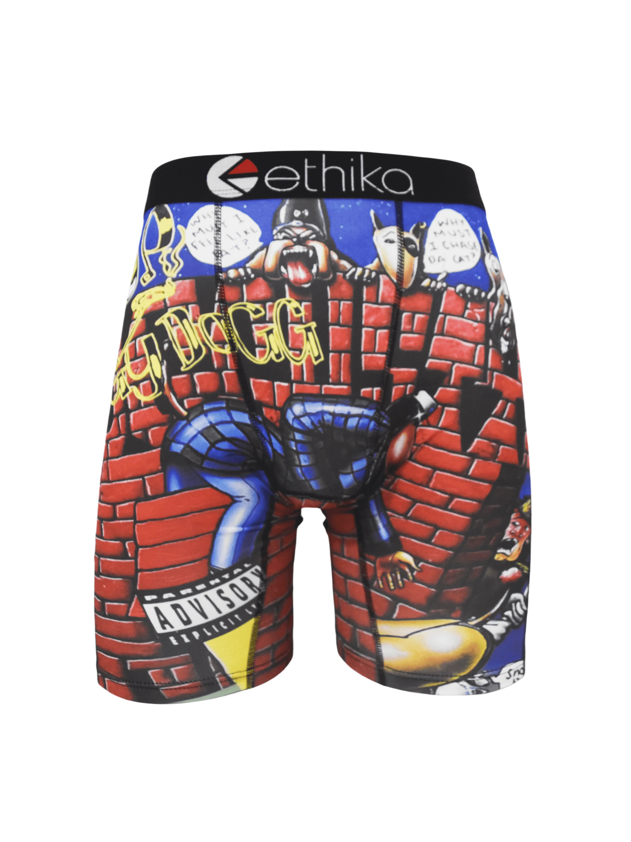 ETHIKA-bóxer transpirable con estampado para hombre, ropa interior Sexy, lencería, talla grande XXXL