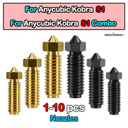 For Anycubic Kobra s1 combo nozzle for Anycubic Kobra S1 Hotend  / Kobra S1 Hardened steel Nozzle