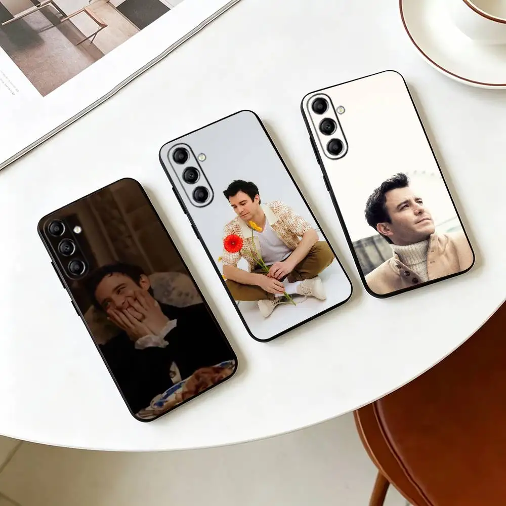luke thompson and yerin ha  Phone Case Black Silicone Soft For Samsung Galaxy A73,A72,A71,A70,A53,A52,A51