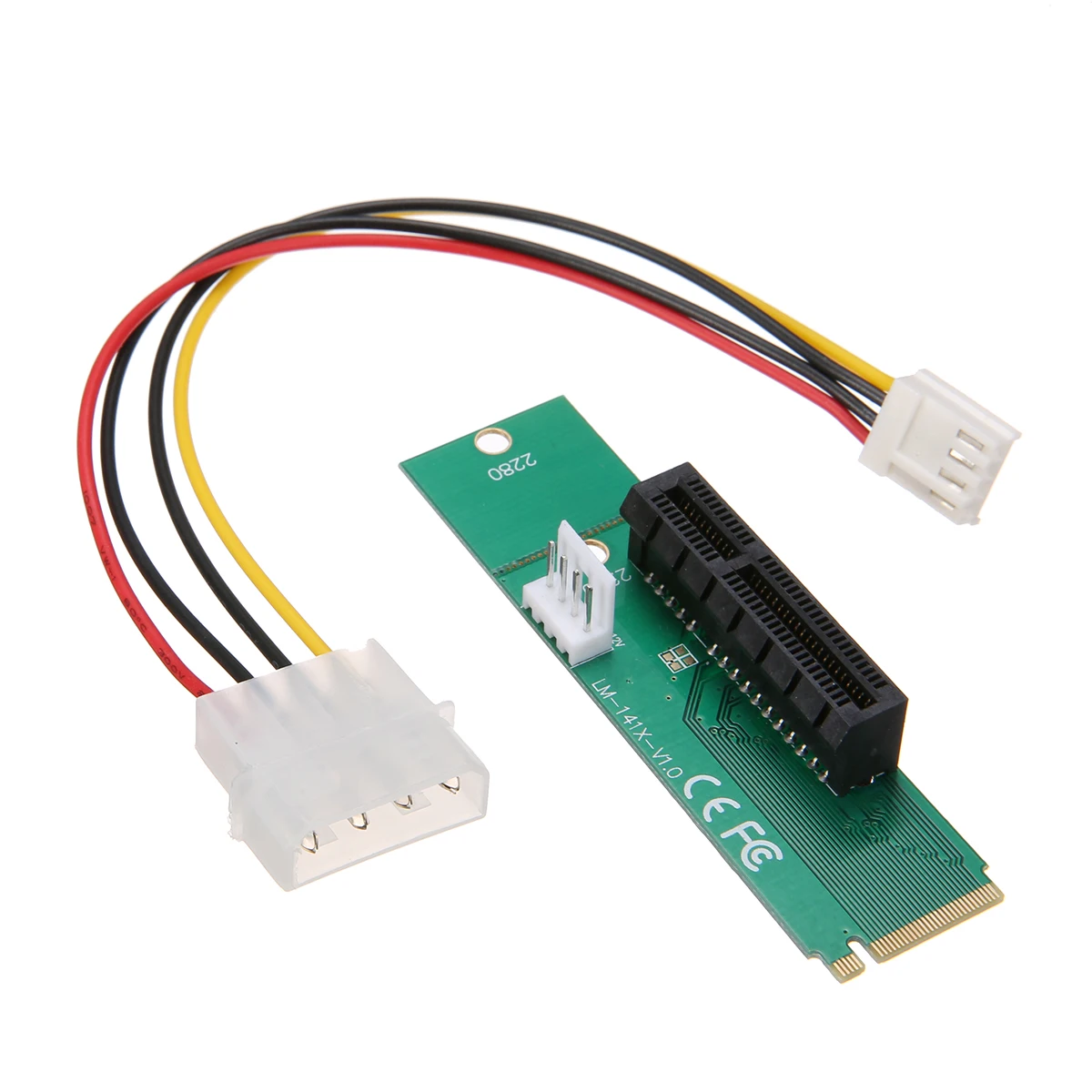 Q13025-5 LM-141X-V1.0 Drive M.2 to PCI-E X4 Adapter Card for Desktop PC for NGFF m2 SSD Module