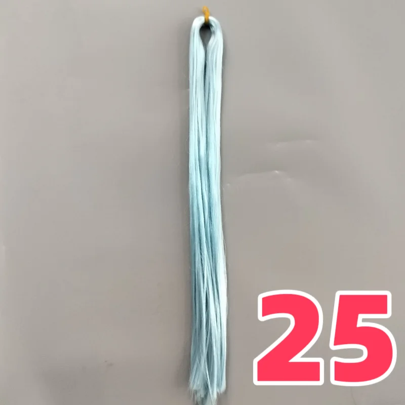Bjd-Puppe, 80 cm, Haar, rohe Synthese, Milchseide, Anti-Mohair-Perücke, gefälschter Handhaken, Transplantationsmaterial, weiche Puppenperücken