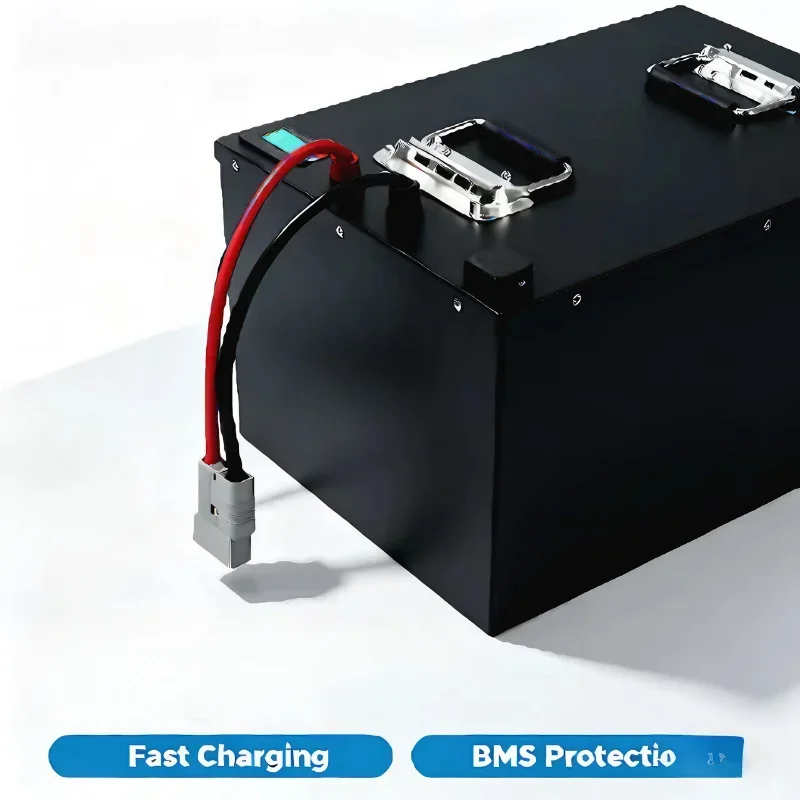 Batterie LiFePO4 72V avec BMS Bluetooth & APP de surveillance. 50Ah à 200Ah, puissance maximale 8000W, adaptée pour trottinette