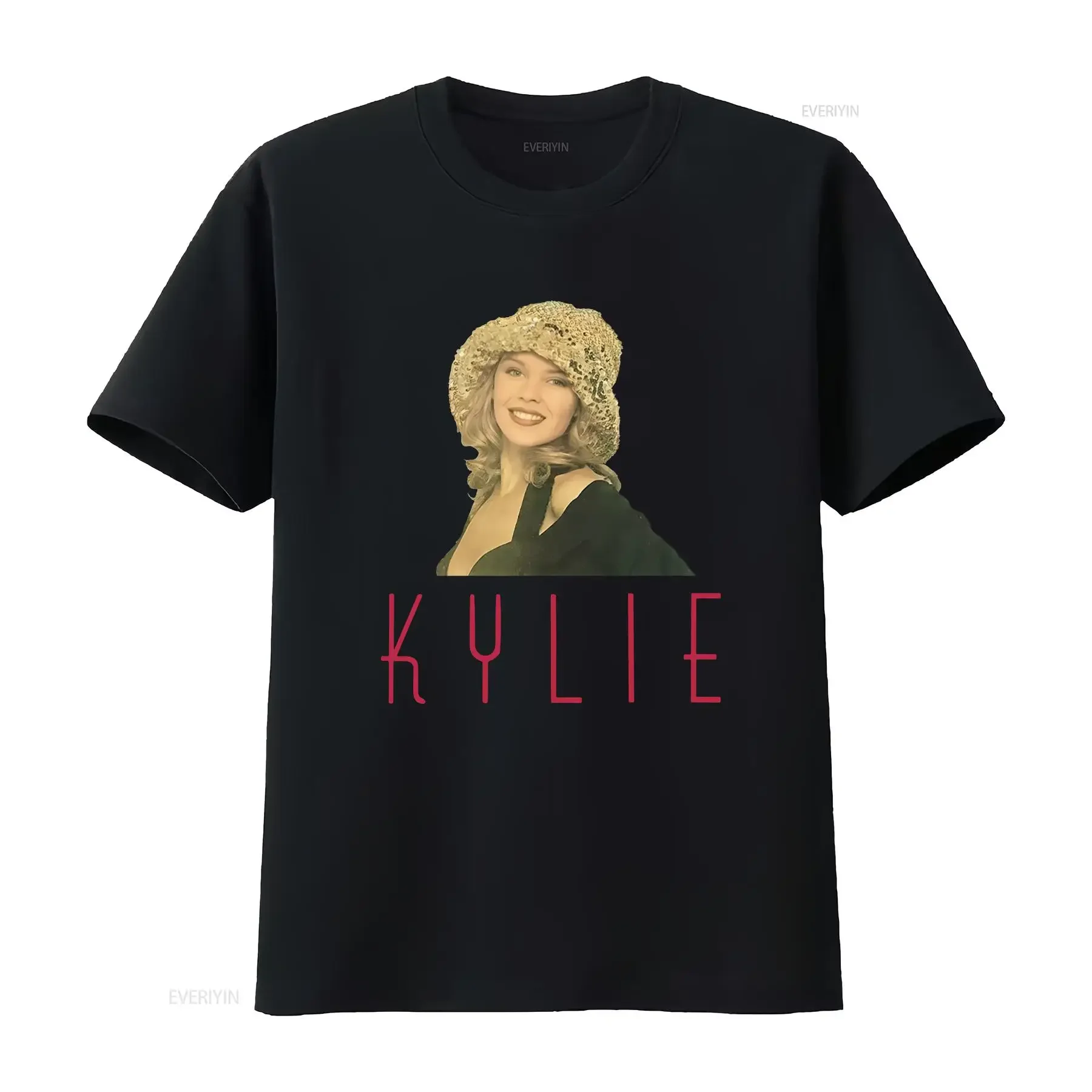 Classic Kylie Minogue S 5XL T Shirt 9D533 vintage Washed Casual Unisex Comfortable Soft homme graphic Breathable Slightly
