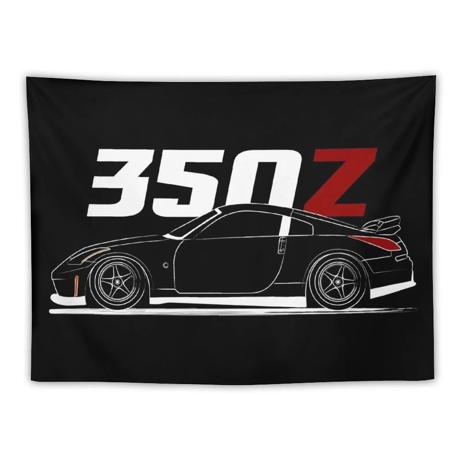 

New JDM 350 Z Tapestry Home Decorations Aesthetic Art Mural Tapestries Wall Hanging