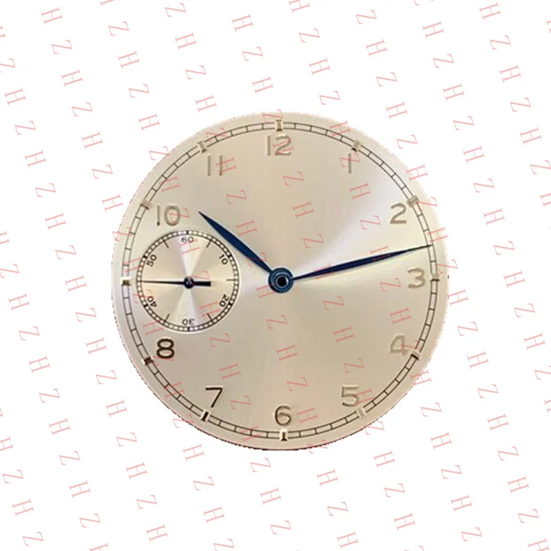 U+ 0.4mm Thickness 37mm Watch Dial With Hands For ETA 6497 ST3600 Watch Movement