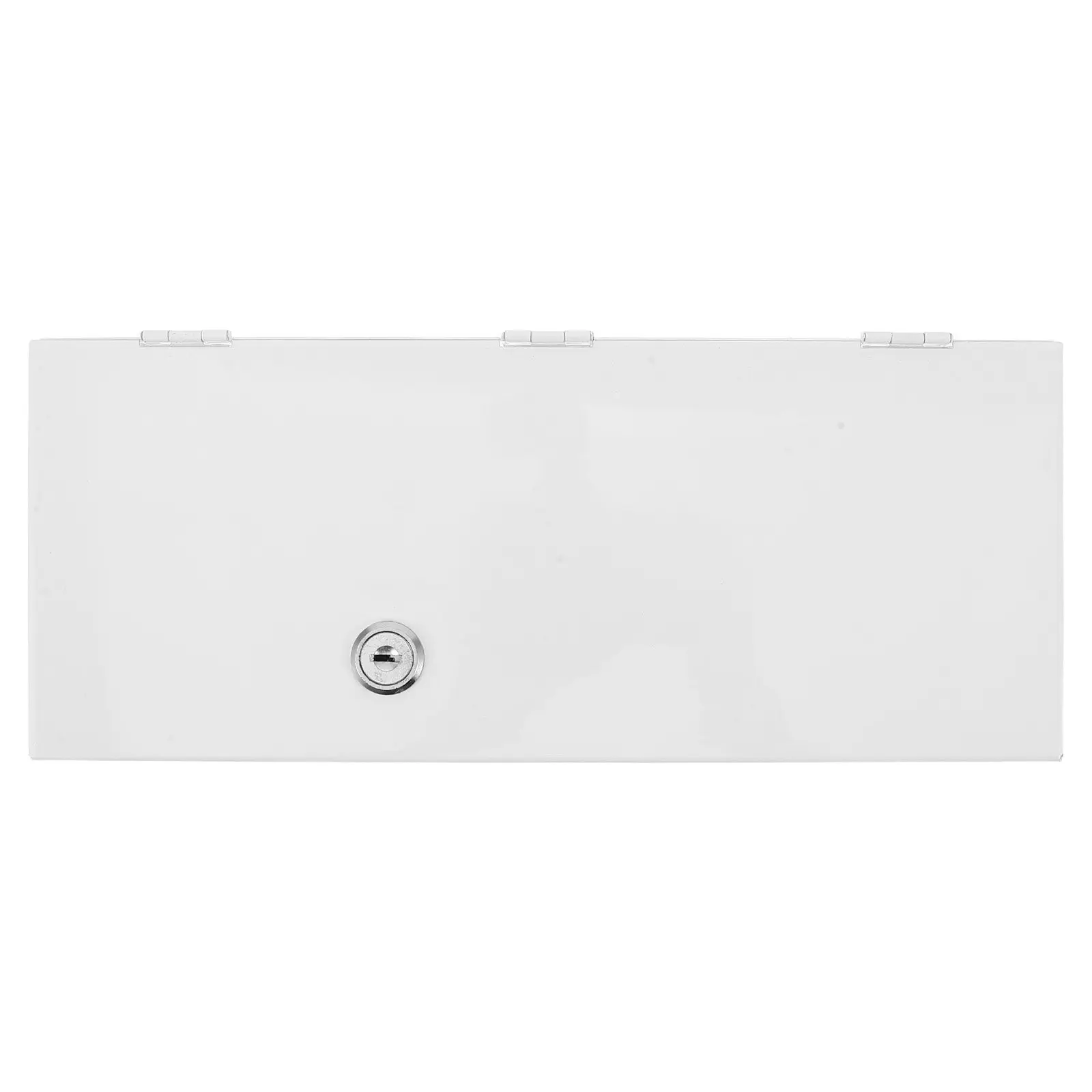 Surface Mount 3-Gang Rectangular Waterproof Lockbox 2.8 Deep Lockable Electrical Junction Box Protective Enclosure Outdoor Wall