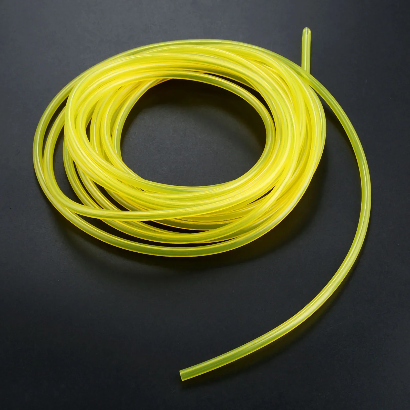 Tubo flessibile del carburante di colore giallo del tubo dell'olio della macchina del motore a Gas di 5M per le parti dello strumento del giardino della motosega del Trimmer