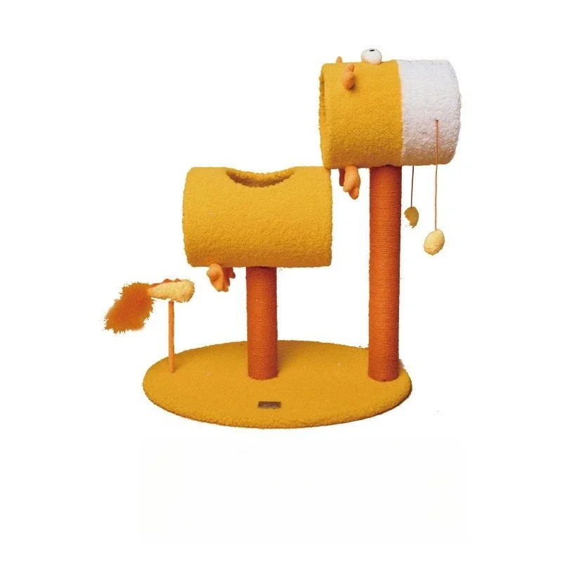 

Cat toy climbing frame, grinding claws, hemp rope, catching the ball will not drop crumbs, cat toy products