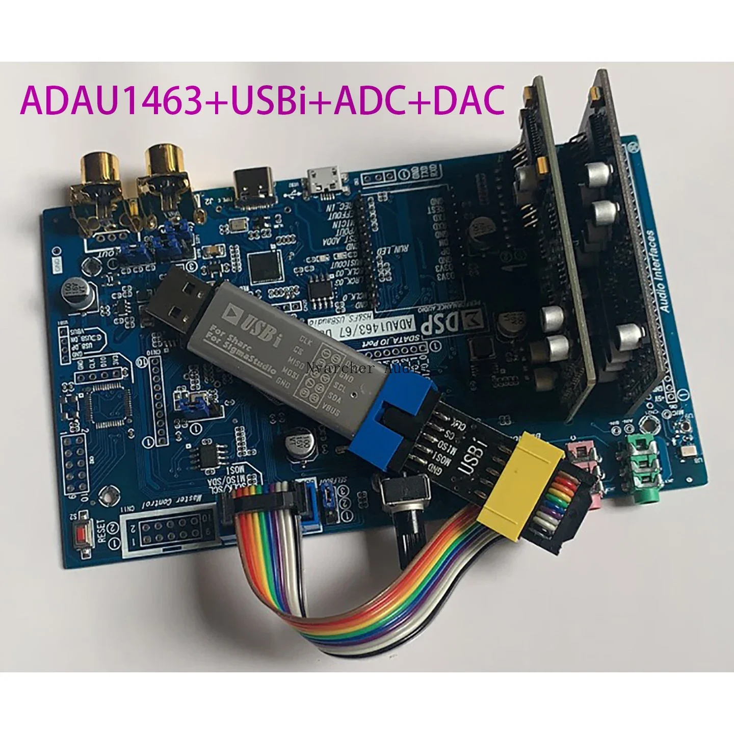 Nvarcher ADAU1463 development board ADAU1467 compatible CT7601USB interface SAM5504 effector module