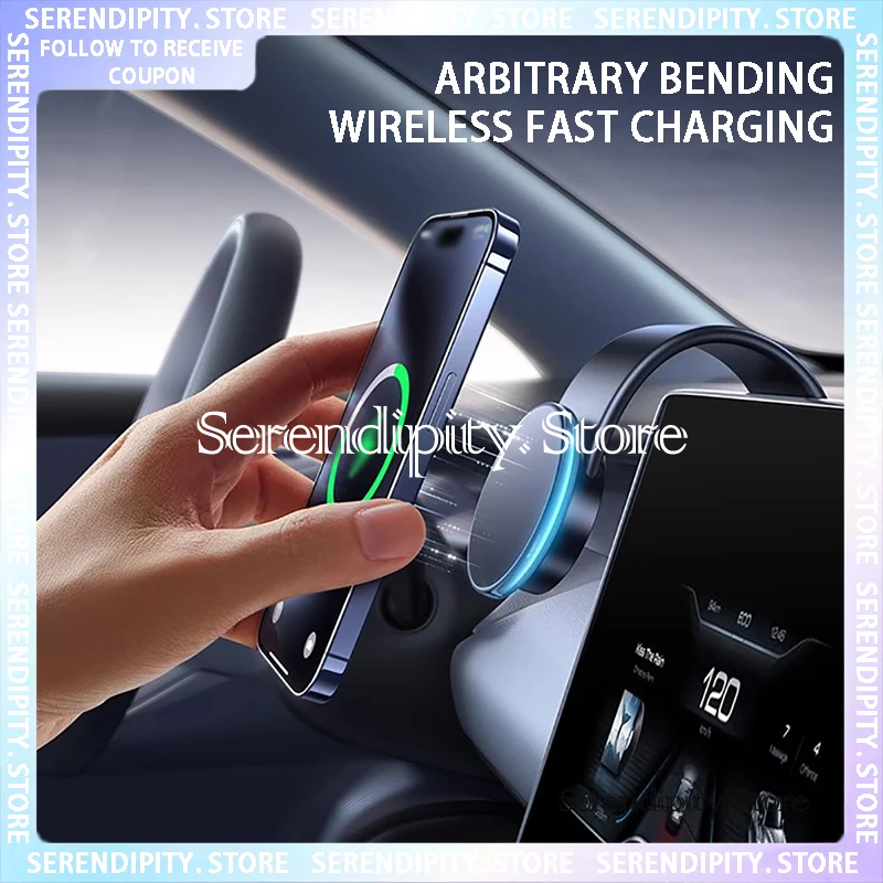 

NEW Original Car Mobile Phone Holder 2024 Car Specific Magnetic Navigation Multifunctional Wireless Fast Charging AccessoriesC02