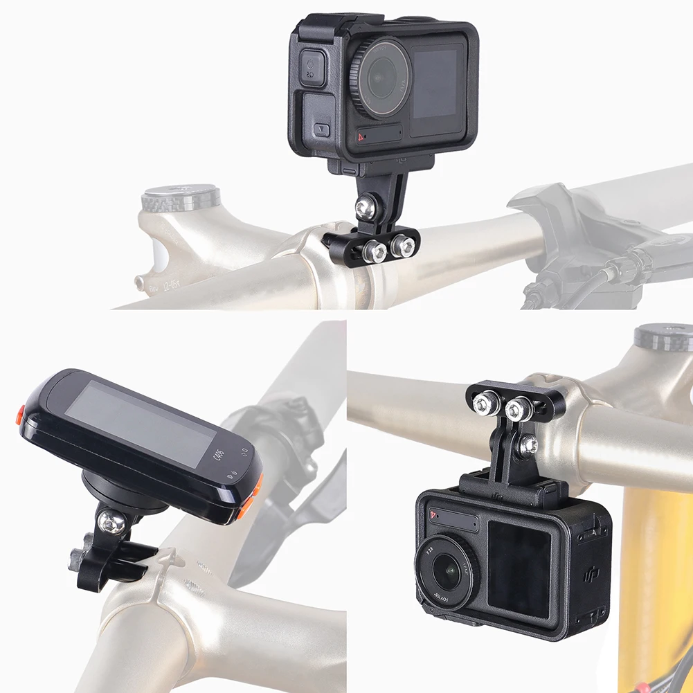 Suporte para Computador de Bicicleta com Ângulo Ajustável, Suporte para Cronômetro de Bicicleta em Liga de Alumínio, Suporte para Guidão de Bicicleta para Esportes ao Ar Livre