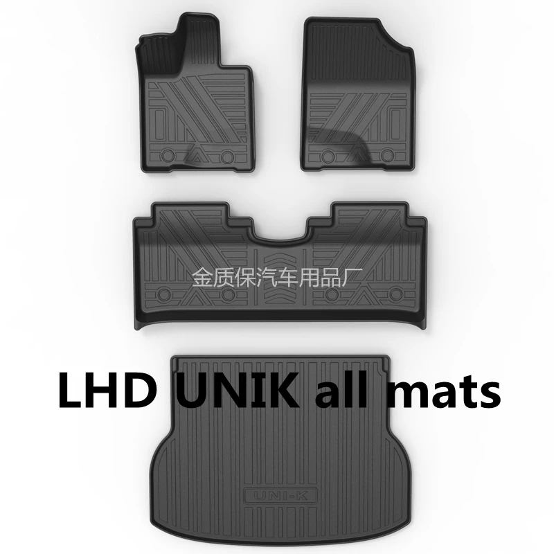 

Подходит для автомобильного коврика Changan UNIK, женские всепогодные автомобильные коврики UNIK, коврик для багажника, подходит для UNIK, водонепроницаемые автомобильные коврики