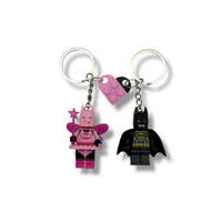 mini figure Keychain,keyring, backpack charm kawaii gift for her unique character small maching keychain handmade Y2k jewely