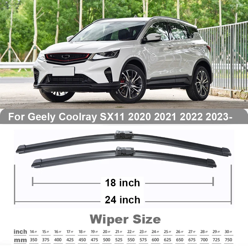 Автомобильные щетки стеклоочистителя TONLINKER для Geely Coolray SX11 2023 2022 2021 2020