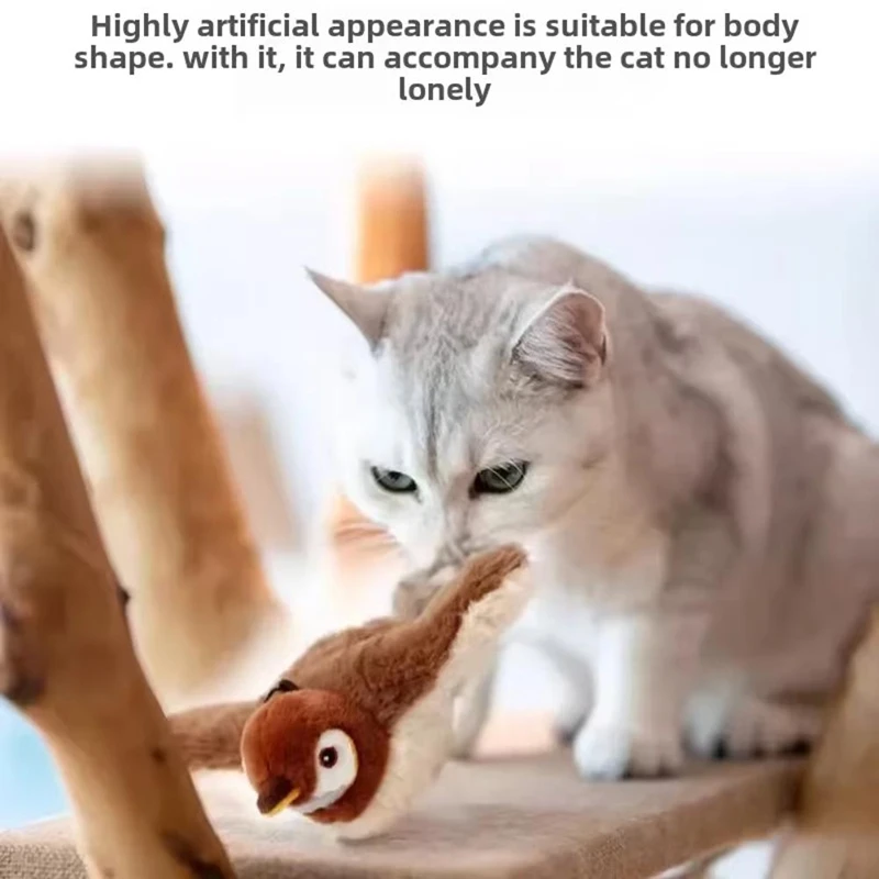 

Cat Toy Interactive Electric Fluttering Sparrow AccessoryJAS