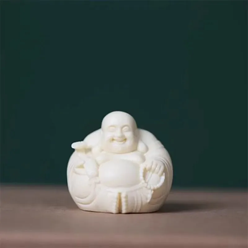 Decorative Statue Chinese Lucky Buddha Statue Carved Home Decoration Figurines