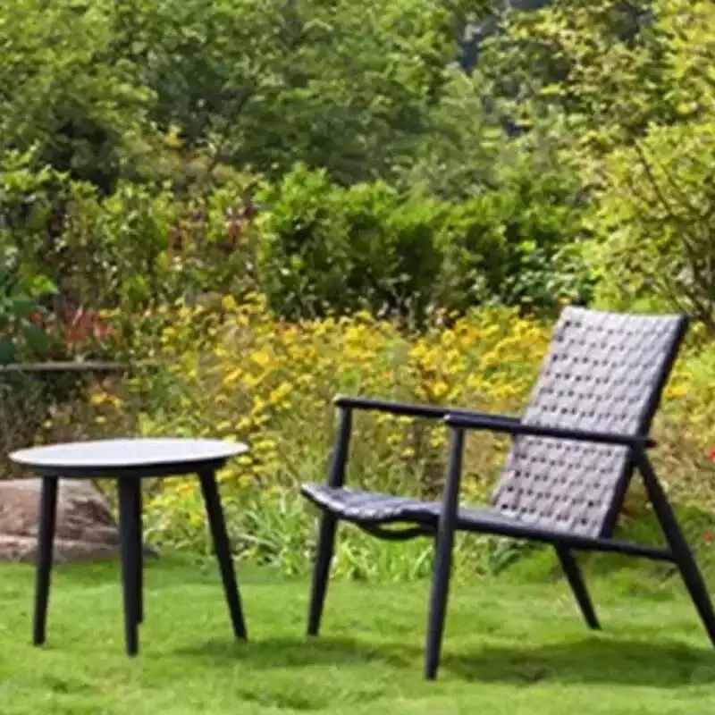 

Waterproof Rattan Garden Furniture Set Balcony Assesories Adult Patio Garden Furniture Set Black Outside Tuinmeubelen Decoration