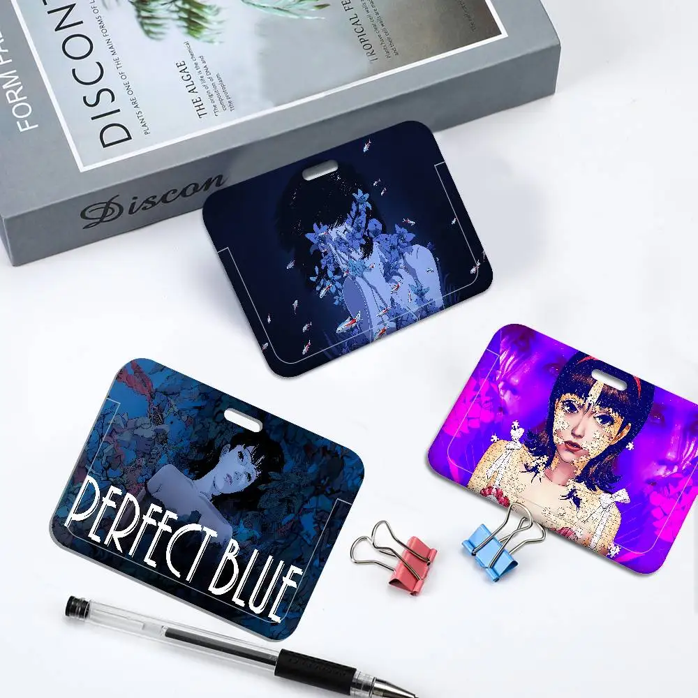 

Japanese Horror Movie P-perfect B-blue Credential Badge Holder Card Holders Student Campus Lanyard Cards Holder Neck Straps