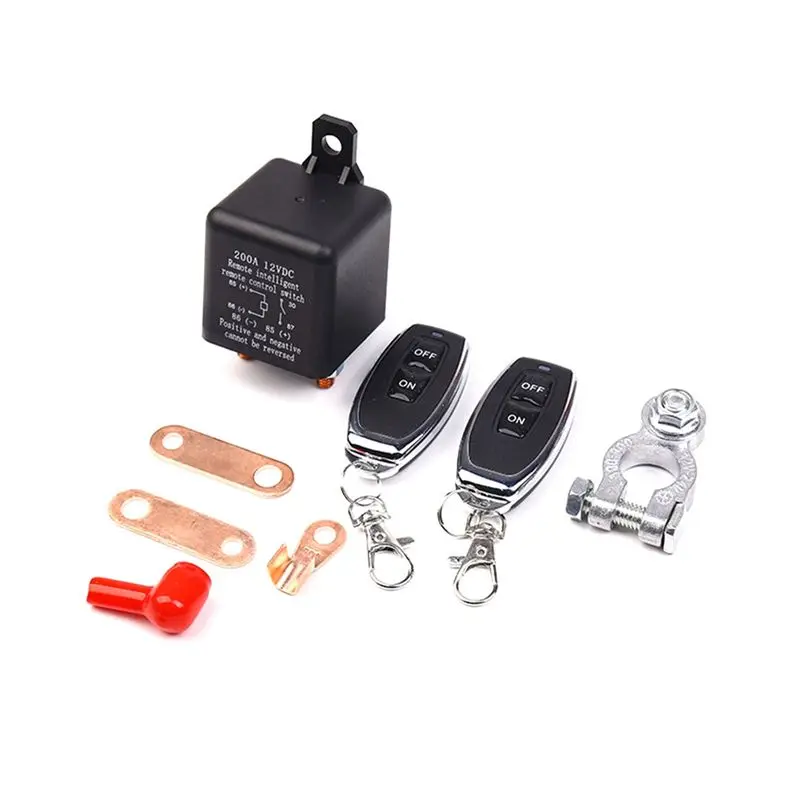 

Remote Control Battery Disconnect Switch,Wireless 12V 200A Type4 Remote Battery Disconnect Switch