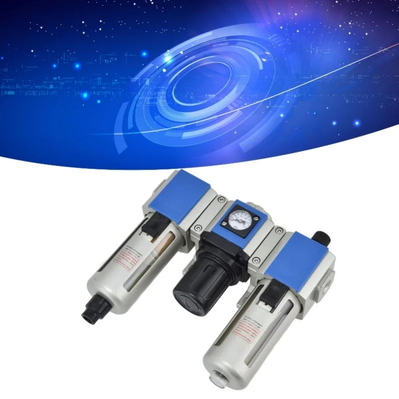 

Air Compressor Flow Filter Pressure Regulator Lubricator Water Oil Separator Combination UnitGC300-15