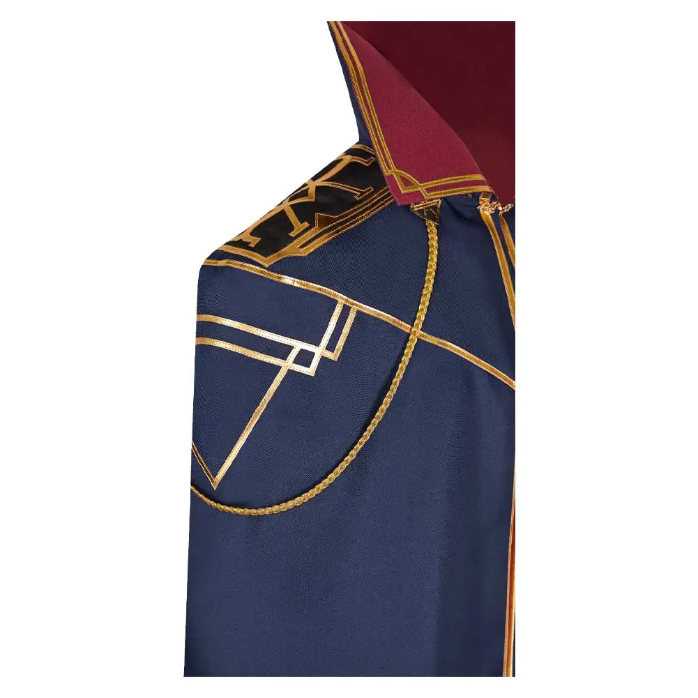 Arcane Caitlyn Cosplay Fantasia Blauer Umhang Kostüm Verkleidung Für Frauen Männer Erwachsene Halloween Karneval Party Anzug