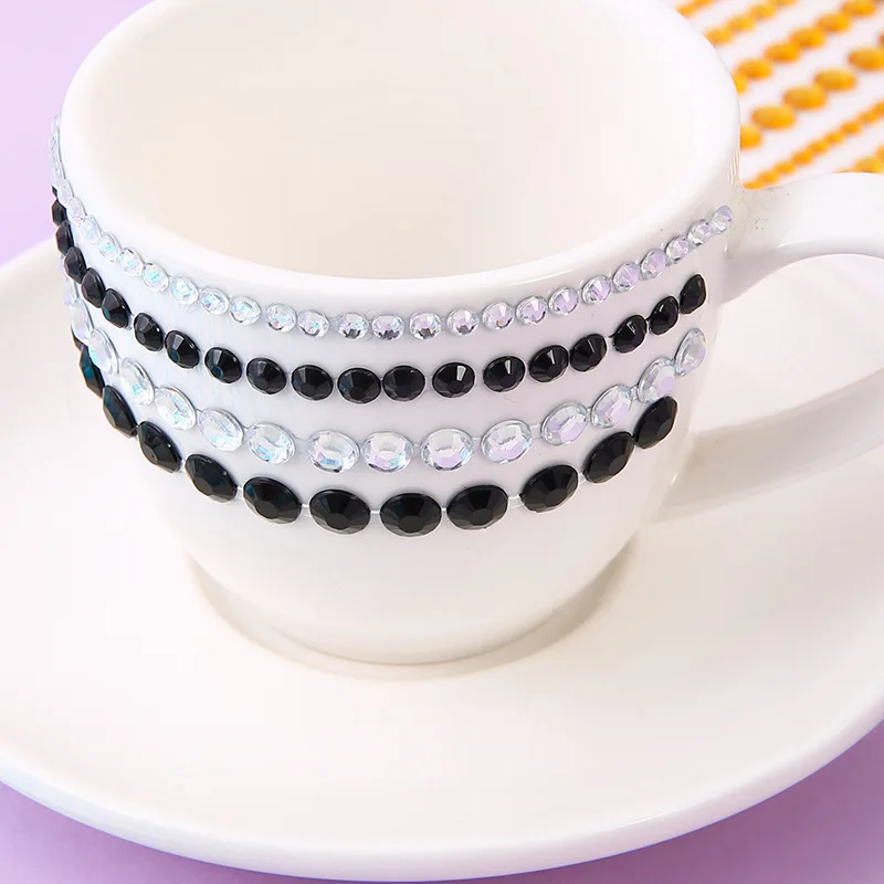 Mixed Sizes Acrylic Diamond Stickers Self Adhesive Rhinestone Gems for DIY Phone Case Water Bottle Decoration Crafts view 2