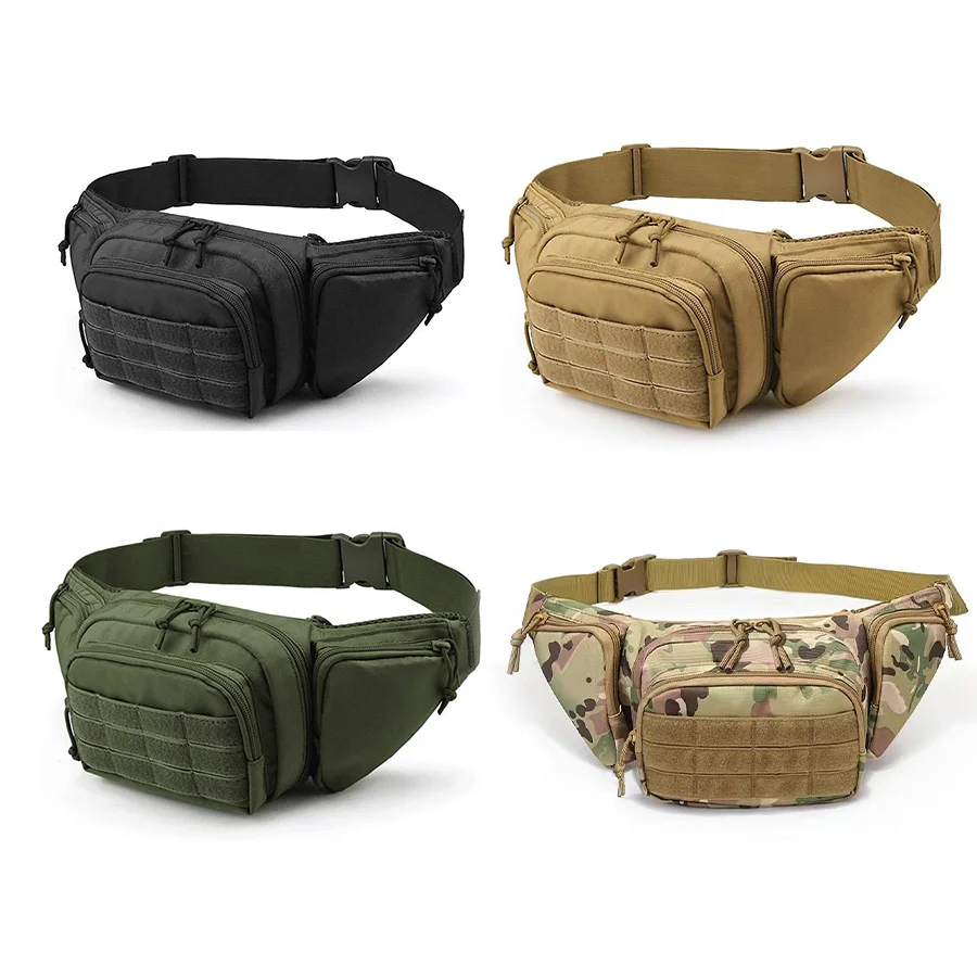 

Multi functional tactical Hunting waist bag, outdoor cycling storage bag, portable invisible waist hanging gun bag