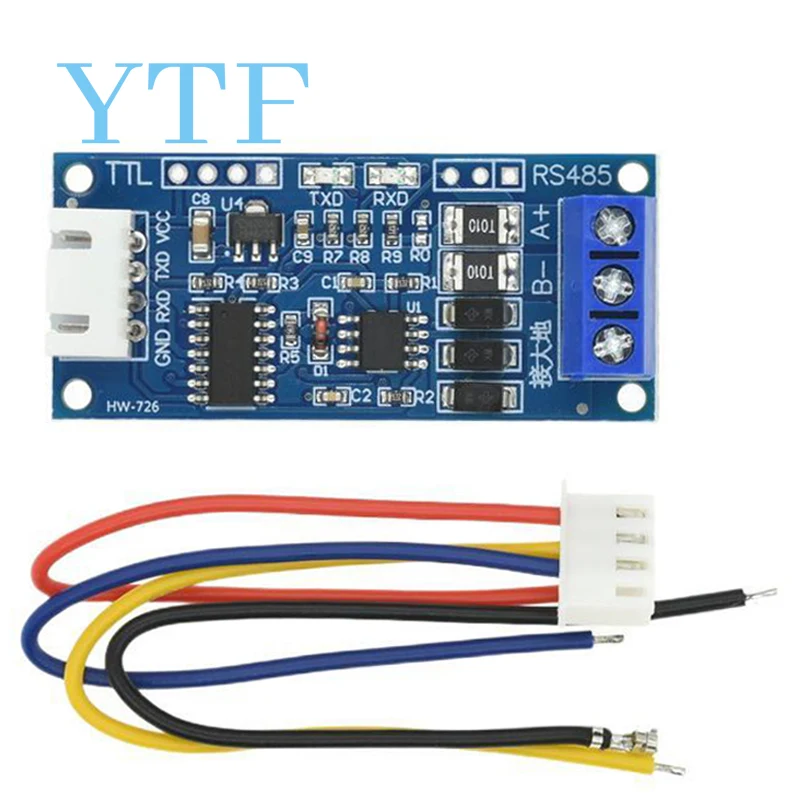 

TTL To RS485 Converter 3.3V/5.0V Hardware Automatic Control Converter Module For Arduino For Arduino AVR With Cable